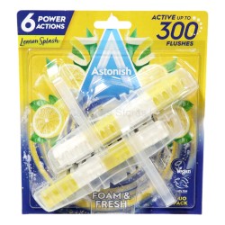 Astonish Toilet Rim Block Twin Pack Lemon Splash